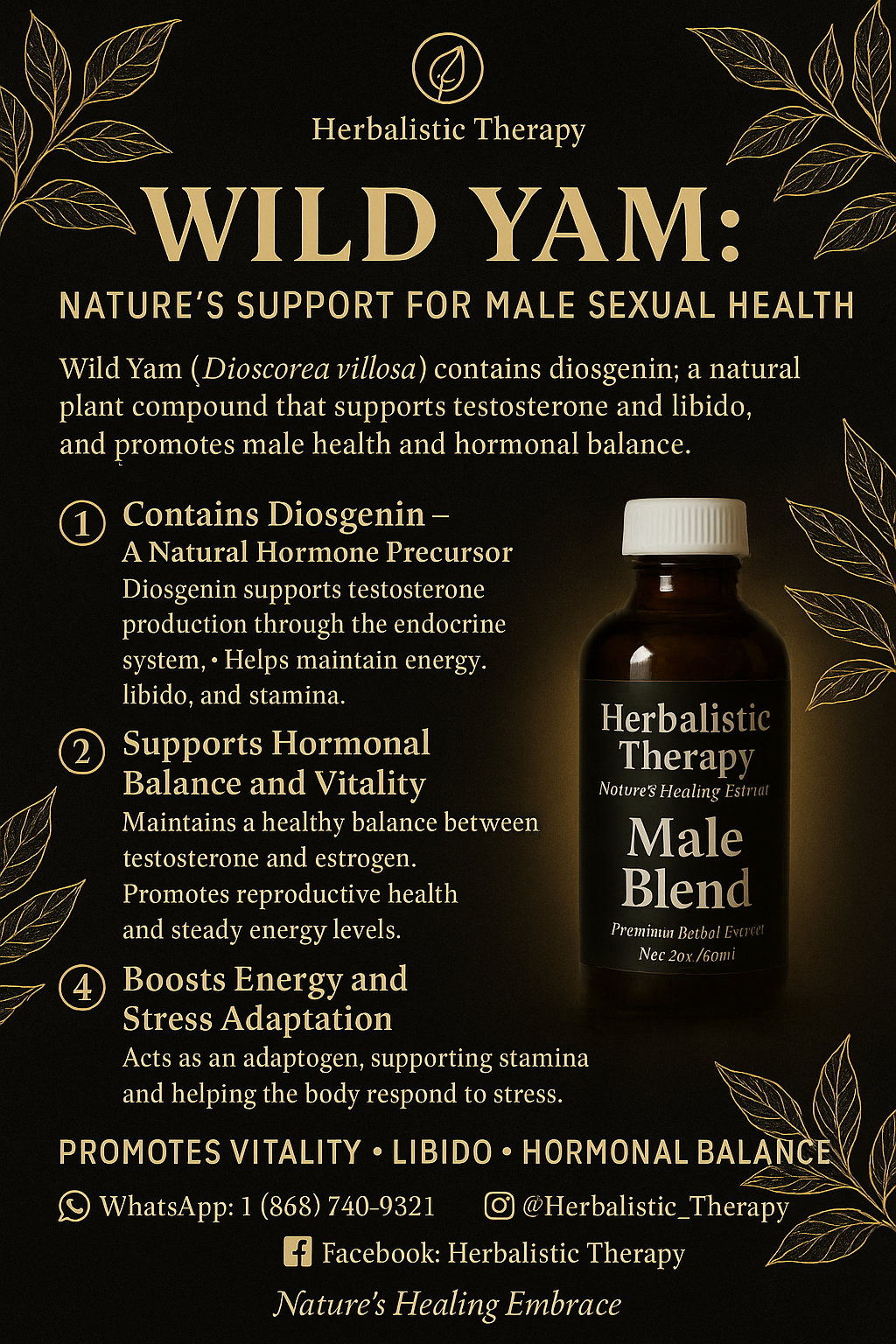 Male Blend - Premium Saw Palmetto Blended Extract
