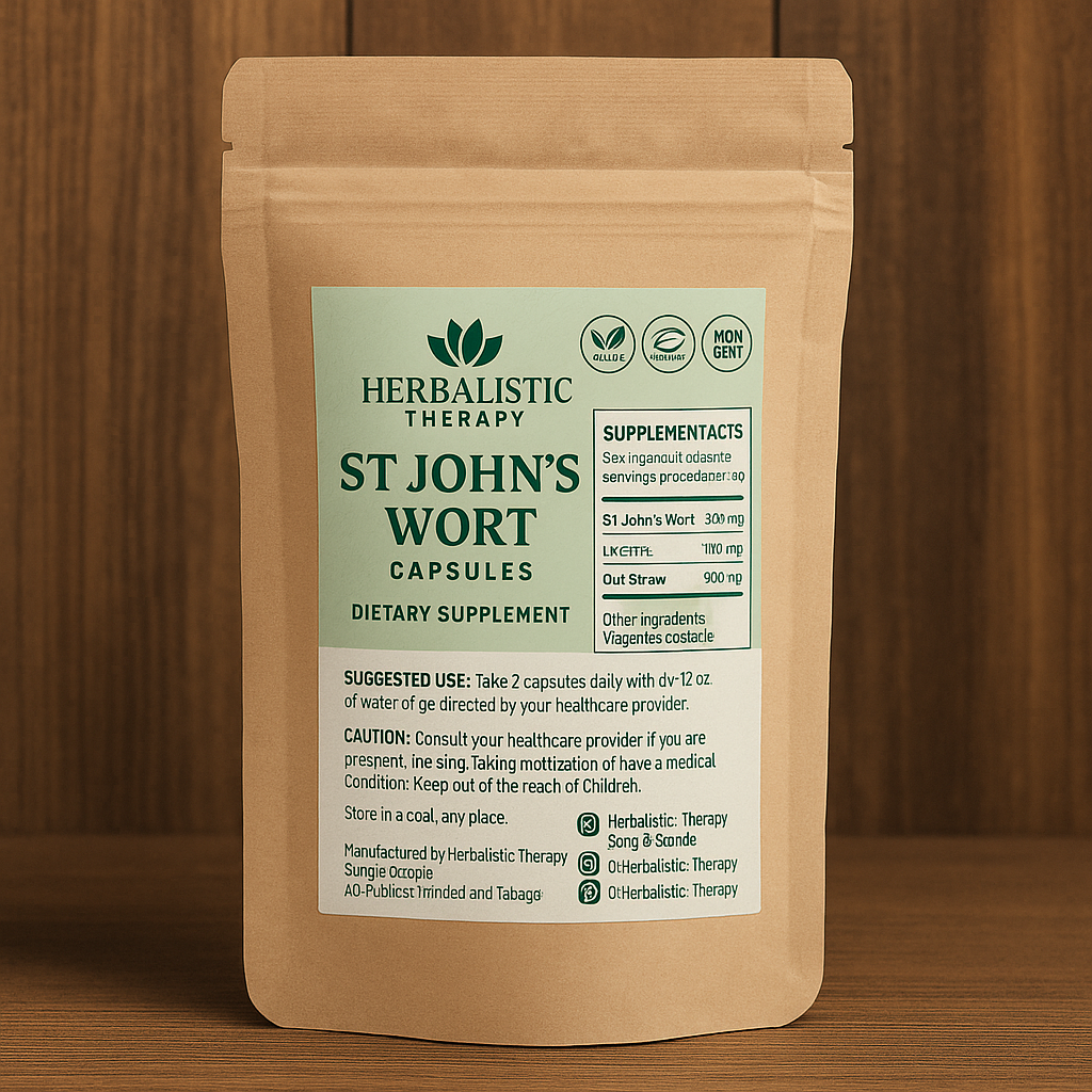 St John's Wort Capsules - Natural support for Mood & Emotional Wellness