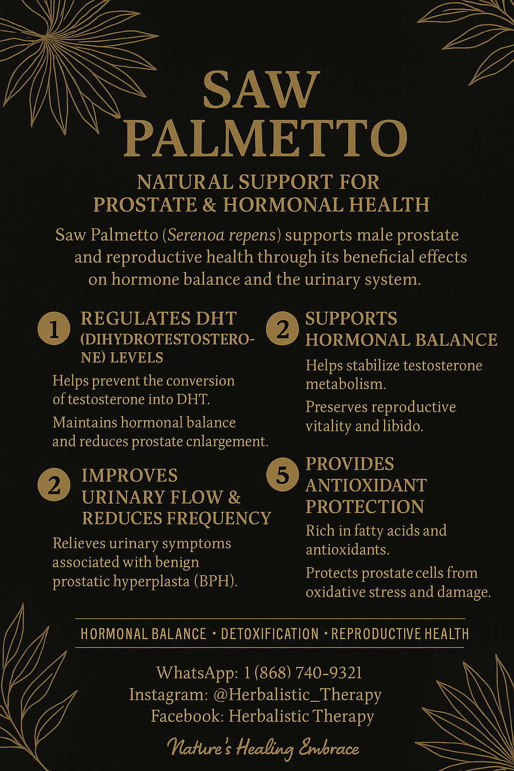 Male Blend - Premium Saw Palmetto Blended Extract