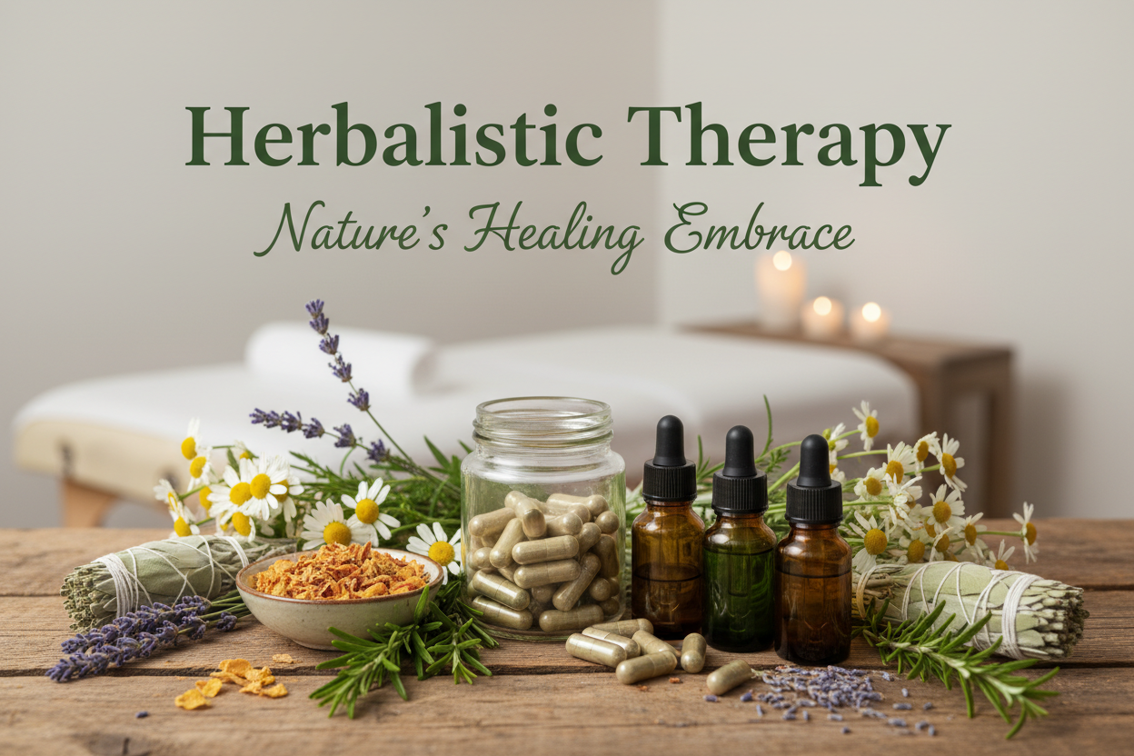 Herbalistic Therapy Cover Image - Herbal Products Focus